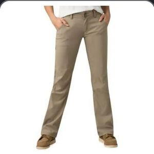 prAna Dark Khaki 36'' Inseam Tall Halle Bootcut Pant - Women size 10 NWT